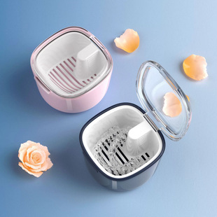 Teeth Retainer Box Silicone Denture Case Set Teeth Retainer Box