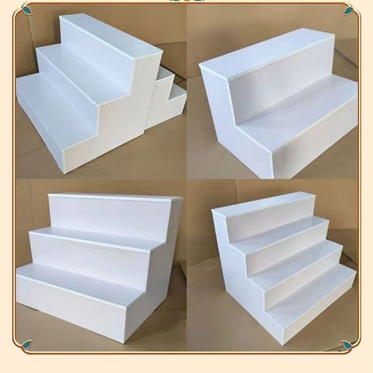 陈列架台阶中岛柜梯形货架置物架鲜花礼品阶梯式鞋架化妆品展示