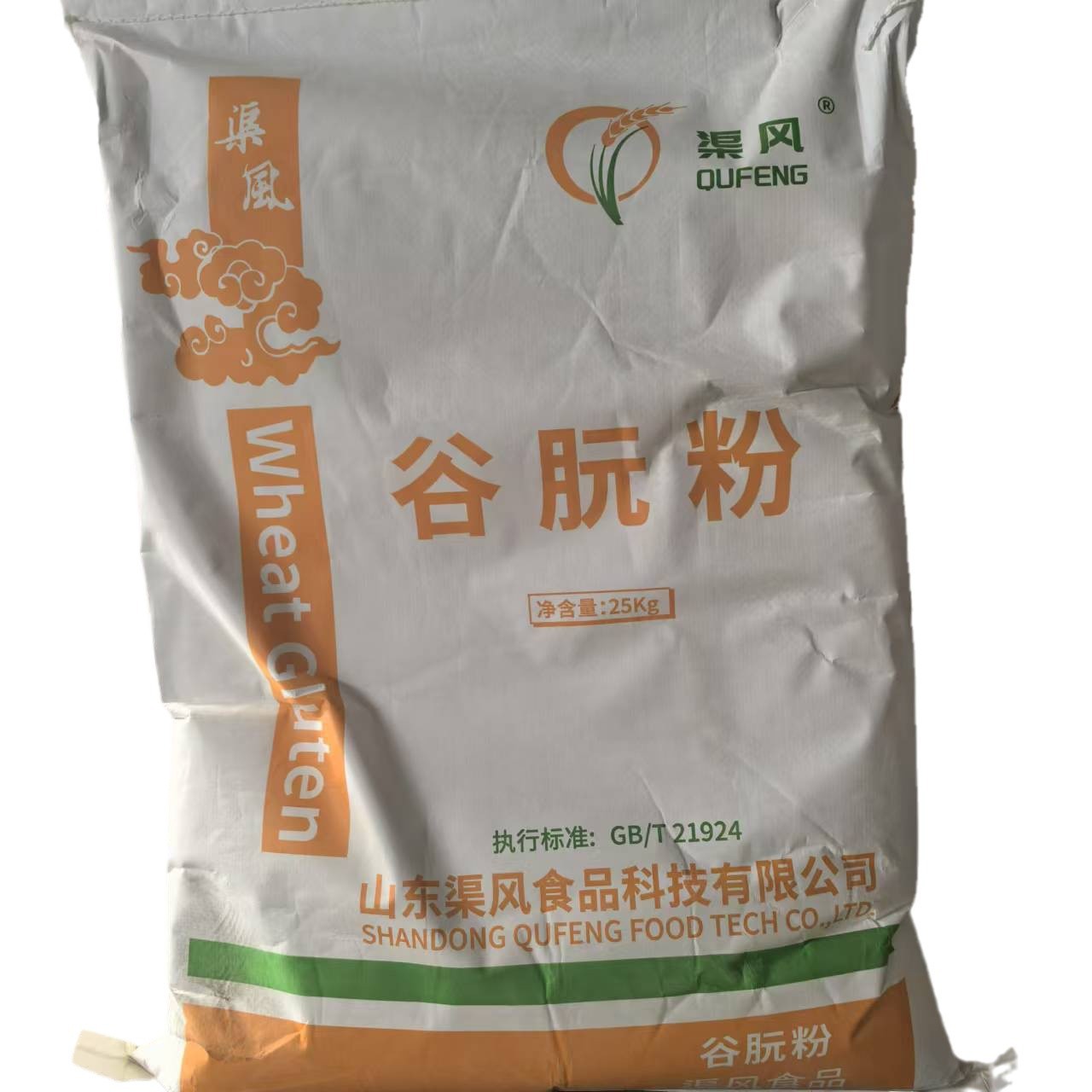 渠风谷朊粉 面筋粉 小麦蛋白粉 鱼饵增筋拉丝粉 糕点沙琪玛改良粉