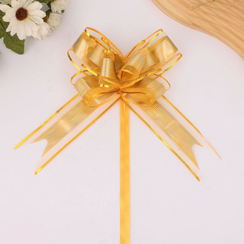 Transfronterizo 50 gran borde dorado patrón de corteza hilo de nieve arco flor tirada a mano regalo de Navidad flor cesta de frutas embalaje flor dibujo