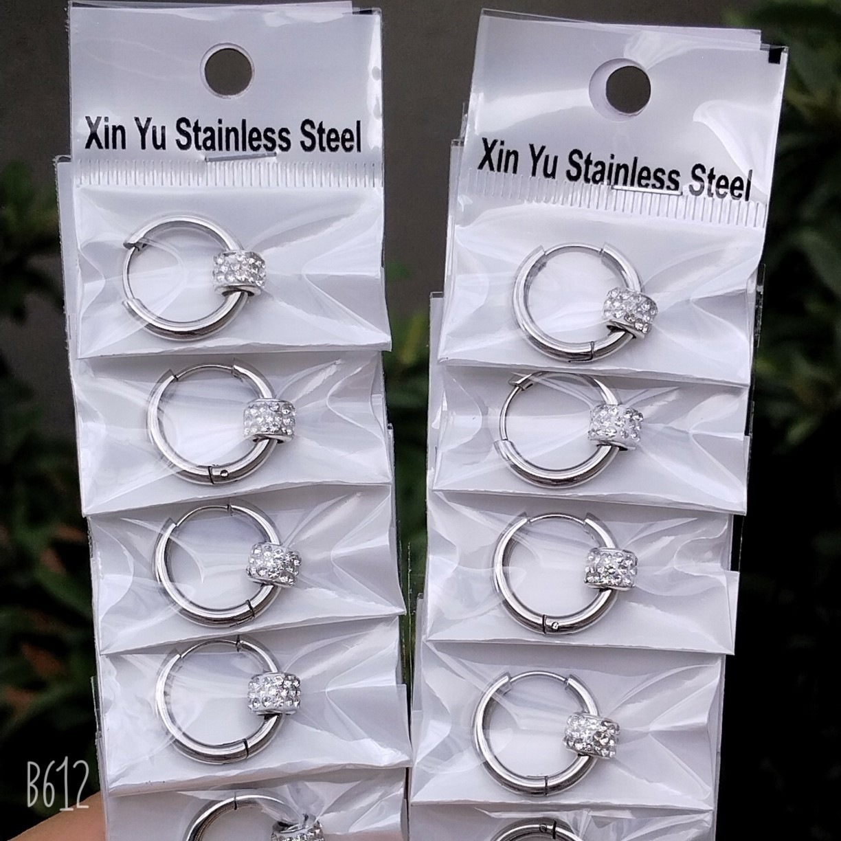 2.5 pendientes de acero de titanio gruesas y el mismo modelo crian orejas joyas de moda con pendientes de acero inoxidable con hilo redondo personalizado image 49