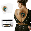 Used for inkjet printer, temporary tattoo paper 8.5 "x11" DIY personalized skin image
