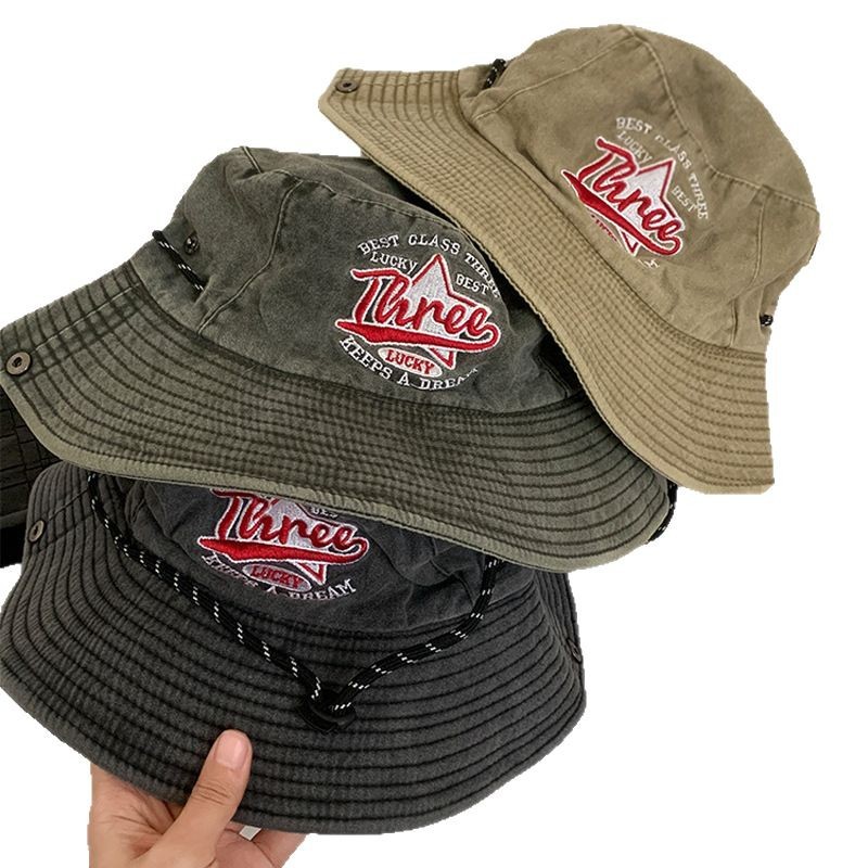 American retro western cowboy sombrero mujer primavera-verano ropa de lazos sombrero de montaña al aire libre sombrero de pescador de sombrero de sombrero de sombra grande