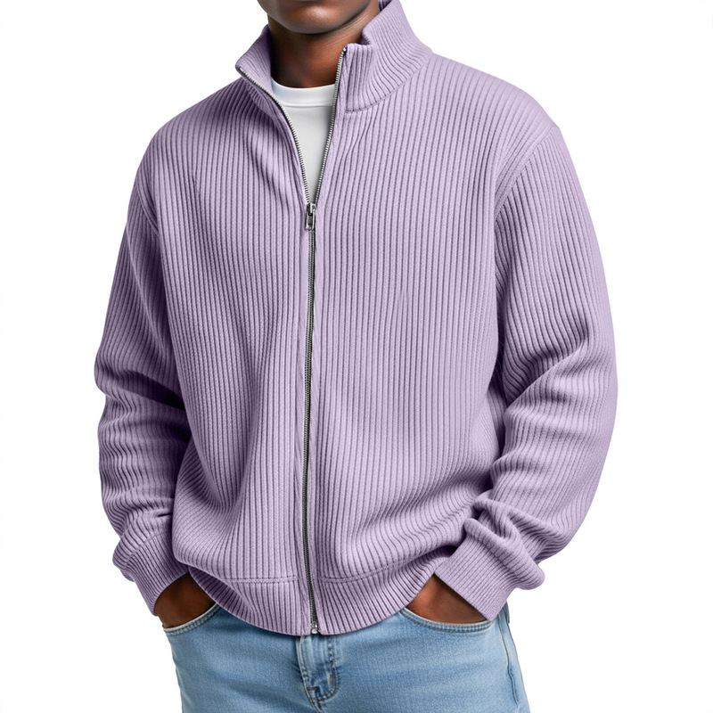 2024 Cross-Border European and American Style Half-Zip Sweatshirt for Men, Spring and Autumn Style, 3D Digital Printing, High Collar, Balenciaga Style