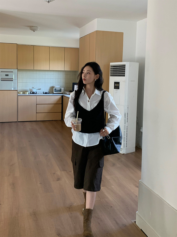 广州黄峥气质简约百搭显瘦镂空吊带背心女短款叠穿显瘦上衣530071|undefined