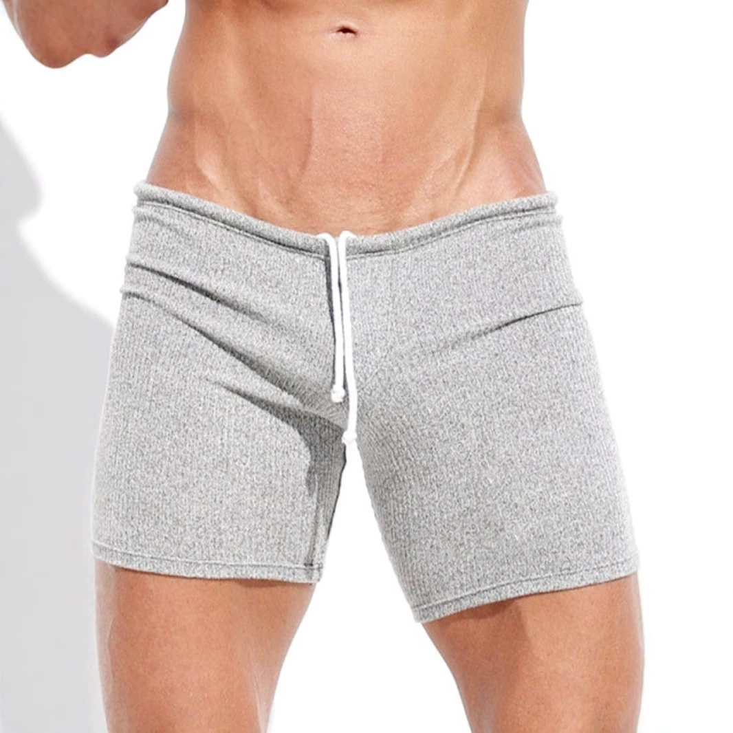 Мужские летние шорты больших размеров с кружевной завязкой, пляжные, повседневные, 3/4 длины, для отдыха