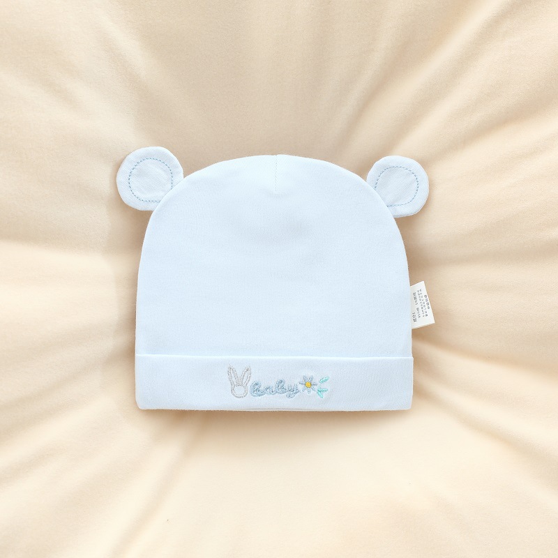 Bobo rabbit hat blue (double layer)