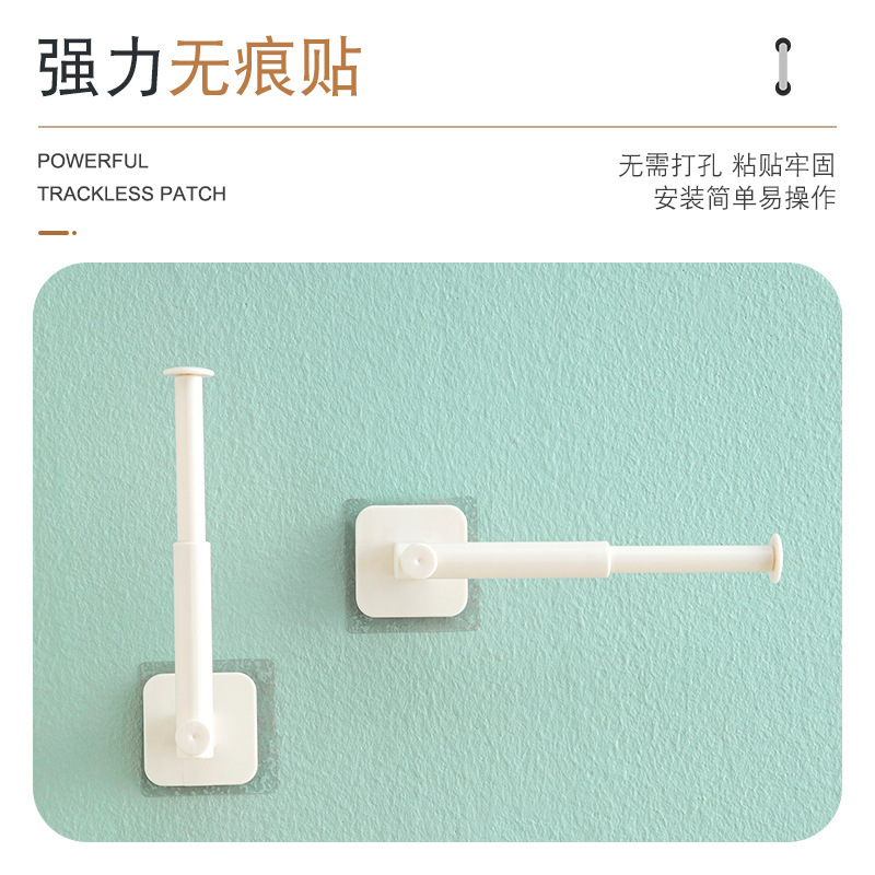 330 ponche-libre perezoso trapo rack cocina plástico rollo de papel rack de almacenamiento retráctil en forma de L cara toalla rack