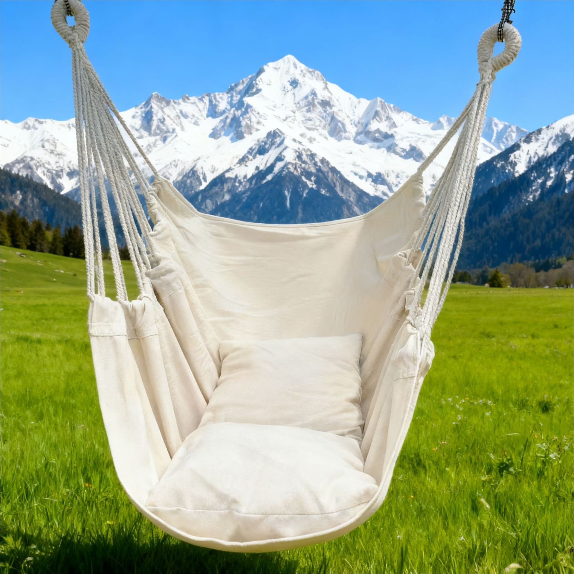 Transfronterizos venta caliente temu silla de suspensión al aire libre cesta columpio dormitorio silla universitaria interior adultos niños hamaca image 1