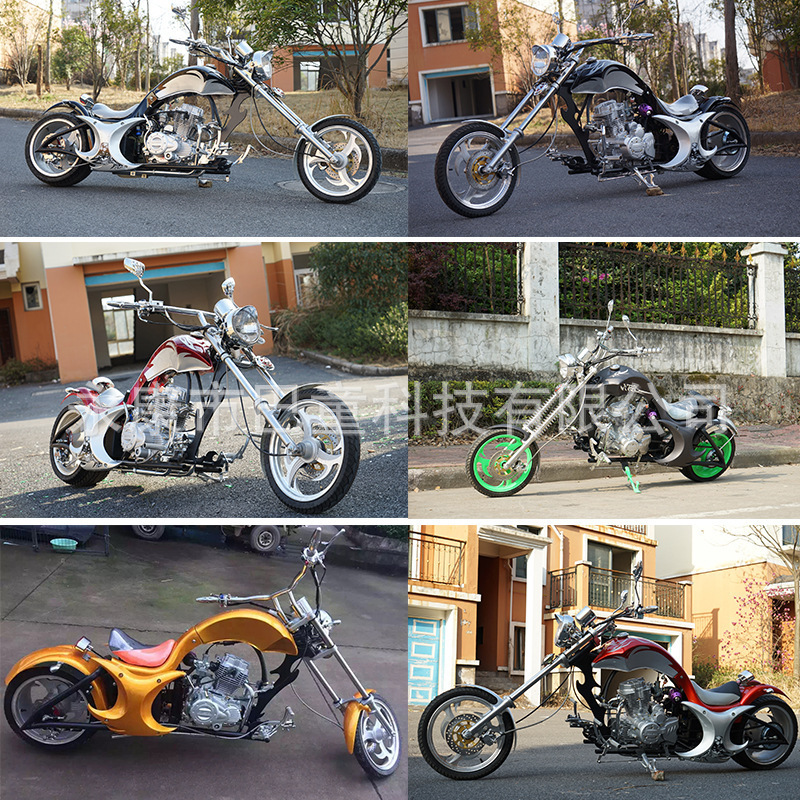 Brand New American Motorcycle, Harley Prince, Single-Cylinder Fuel Engine, Adult Motorcycle, Retro Motorcycle