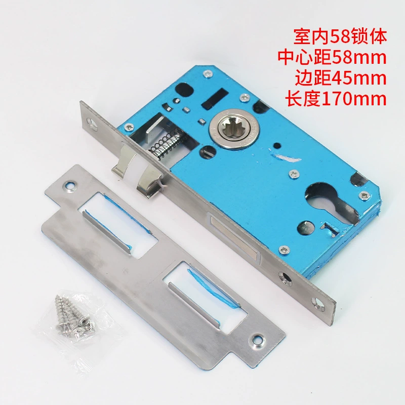 CA замковый корпус, длина 170 мм, внутренний бесшумный, тяжёлый пружинный, подъем и защёлка, центр 58 мм