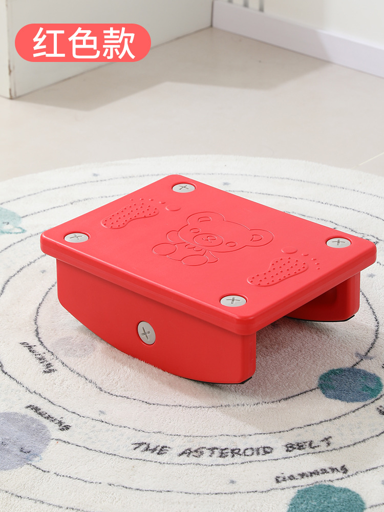 Plataforma de equilibrio sensorial de plástico entrenamiento sensorial de niños rehabilitación vestibular doméstica juguetes de educación temprana tabla de equilibrio tabla de sierra W