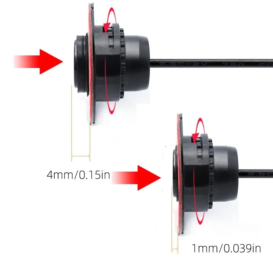 Car buzzer with built-in reversing radar assistance can be paired with a rearview camera system, featuring 4 rear sensors, directly supplied by the manufacturer