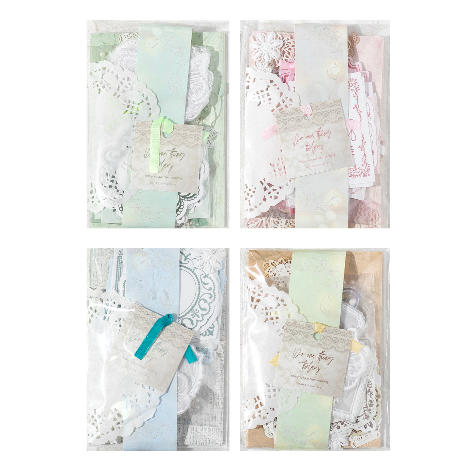 Crepúsculo retro material de collage creativo paquete de regalo serie de momentos de vida bolso de material decorativo de bricolaje de cuenta manual