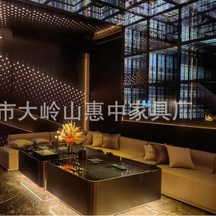 Source factory professional KTV bar custom furniture sofa coffee table stool manufactured in Dongguan, Guangdong
