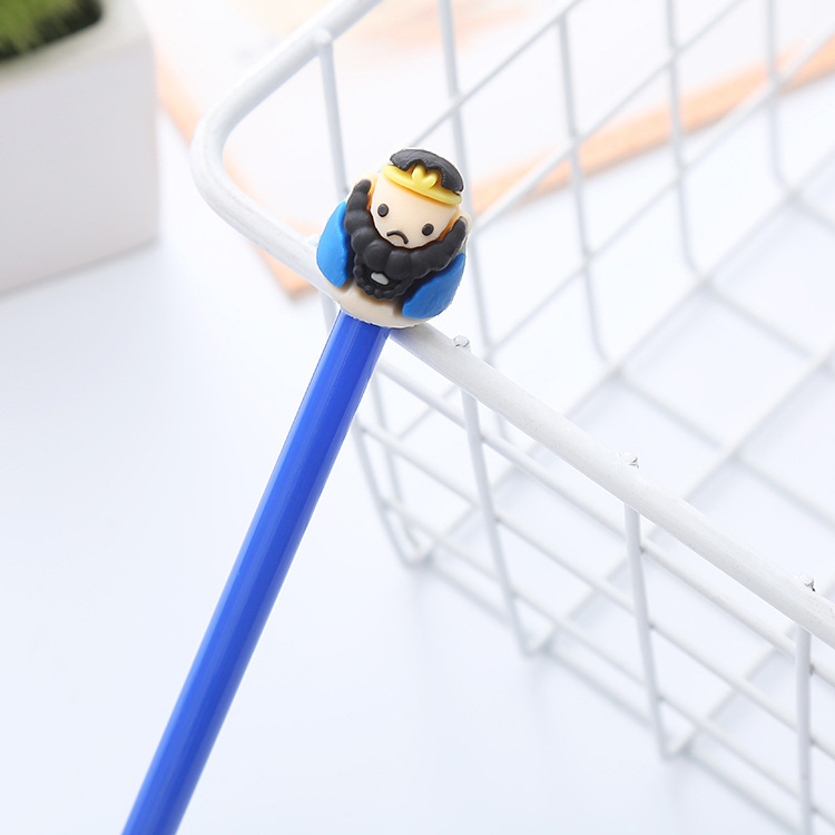 Creativo viaje al oeste anime pluma de gel de dibujos animados papelería estudiante pluma de agua lindo suministros de oficina pluma de firma al por mayor