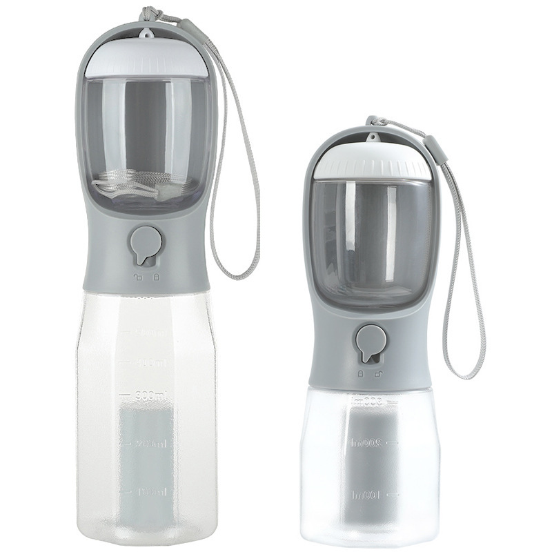 Taza de agua para mascotas, fábrica de productos para mascotas, gato y perro, agua potable portátil al aire libre, alimentación multifuncional, taza de agua para mascotas 3 en 1