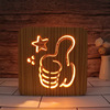 Creative night light for bed, LED lights, 3D, Birthday gift