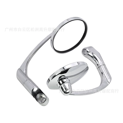 modification accessories round aluminum rod: Motorcycle rearview mirror