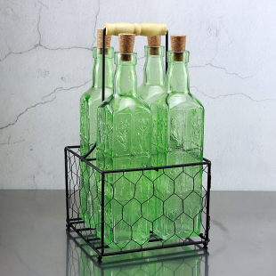 Defective European and American French Pastoral Retro Relief Transparent Glass Vase Creative Ins Style Simple Popular Living Room