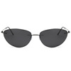 Frameless polarized sunglasses Male cross -border hacker polarized sunglasses driver driving sunglasses trendy sun lens