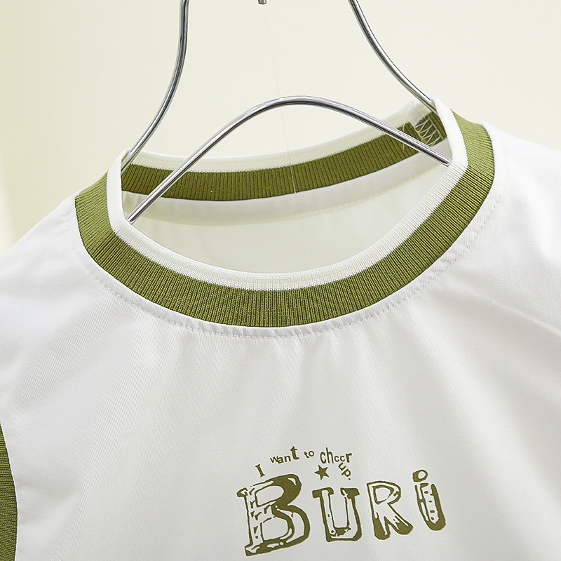 7808 traje de chaleco de verano para niños 2025 nuevo estilo estilo occidental moda para niños casual pantalones cortos de dibujos animados para bebés delgados