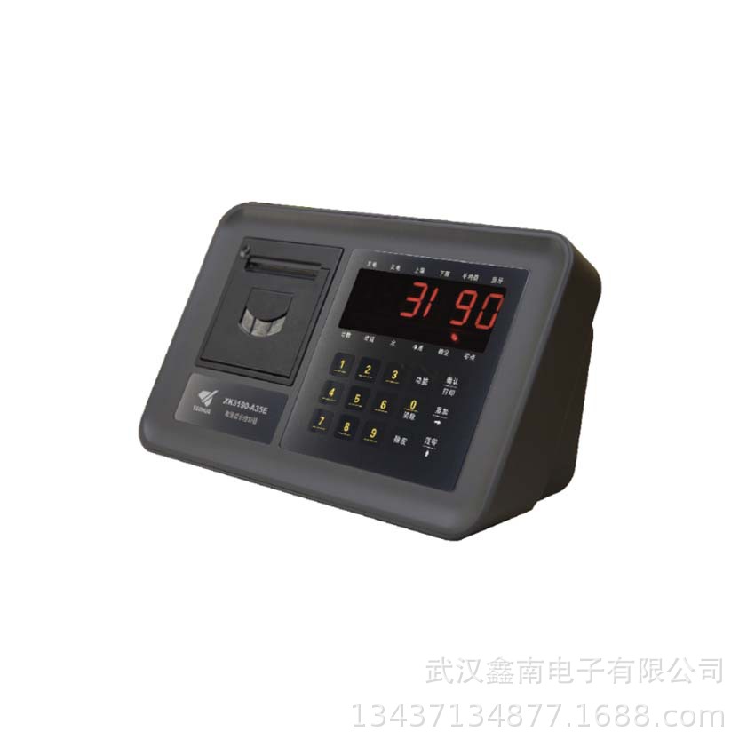 上海耀华称重系统有限公司出品XK3190-A35E内置标签打印机仪表