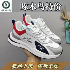 啄木鸟2025秋季爆款情侣老爹舒适轻便防滑软底休闲男鞋子
