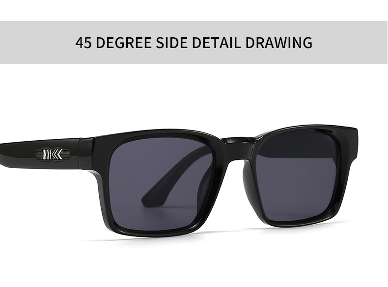 Square Sunglasses For Men Modern Vintage Unisex Eyewear Style_voghion.com