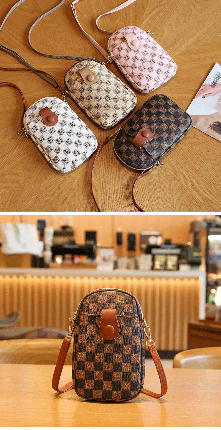 Women's Printed Shoulder Crossbody Mini Mobile Phone Bag_voghion.com