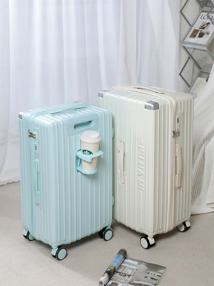 Spacious universal suitcase with zipper, 28-inch, durable hardshell travel luggage