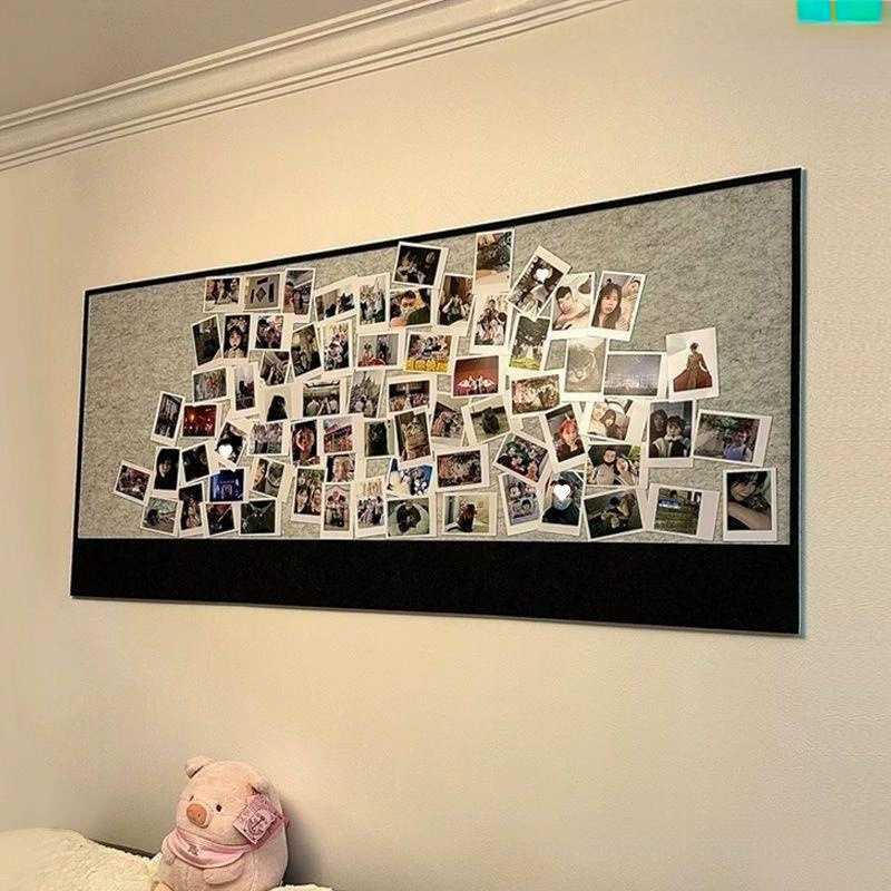 Войлочная клеящаяся настенная доска декоративная felt board на заказ настенные наклейки для стен фото-стена сообщение доска цветовая палитра стиль учебного общежития самоклеящаяся