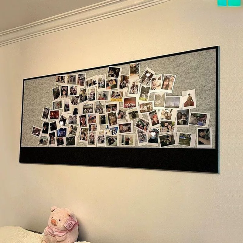 Войлочная клеящаяся настенная доска декоративная felt board на заказ настенные наклейки для стен фото-стена сообщение доска цветовая палитра стиль учебного общежития самоклеящаяся