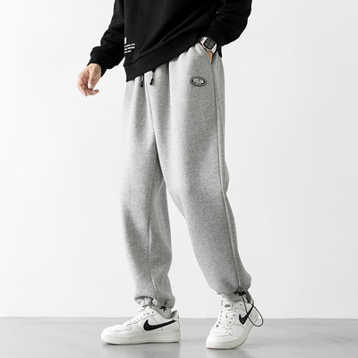 Hanlu Japanese Menswear 2021 Spring new pattern Versatile Casual pants Straight Easy Drawstring motion trousers