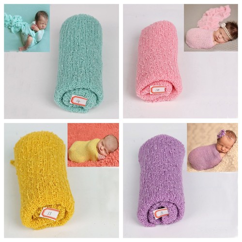 Ins Studio Newborn Baby Photography Wrap Towel, Stretchy Swaddle Cloth, European & American-Style Baby Photography Props