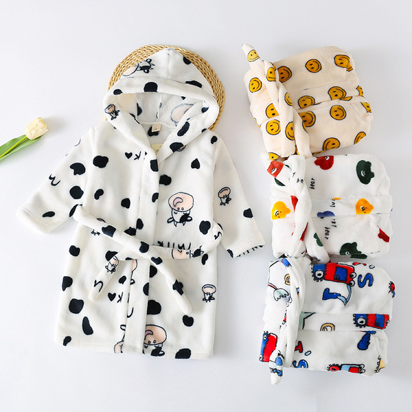 children's flannel bathrobe
