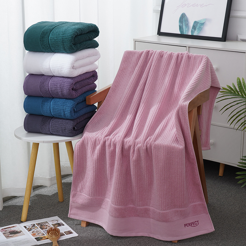 Towel factory wholesale thickened 700g hotel foreign trade bath towel business gifts cotton 32 shares bath towel embroidered logo