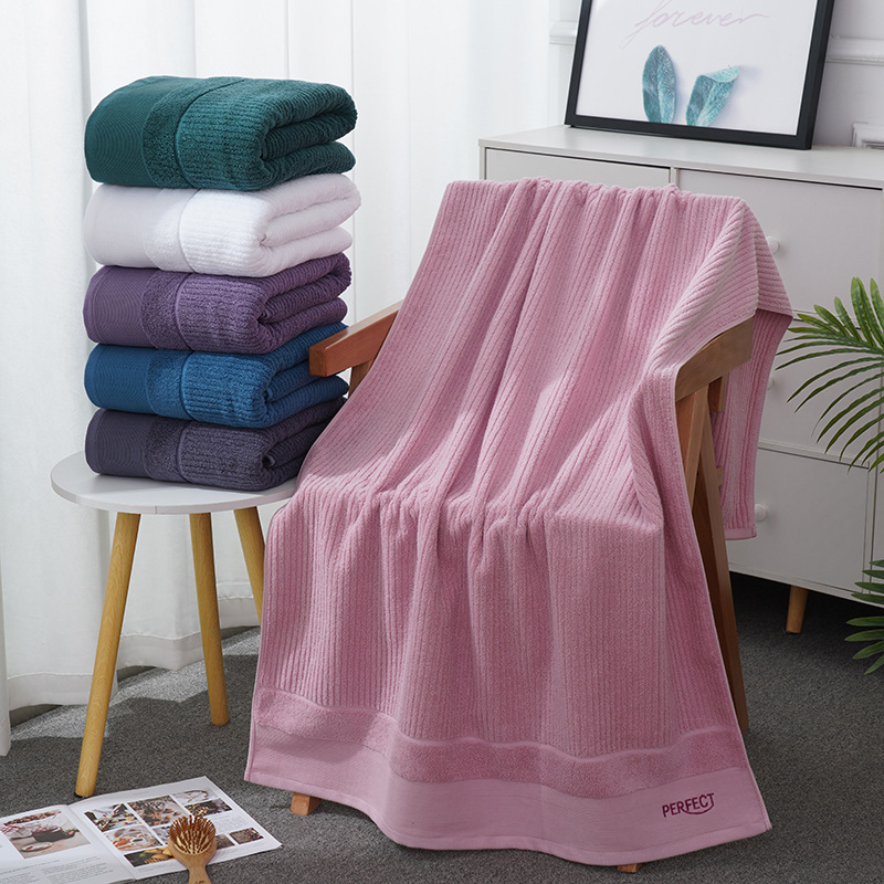 Towel factory wholesale thickened 700g hotel foreign trade bath towel business gifts cotton 32 shares bath towel embroidered logo Towel factory wholesale thickened 700g hotel foreign trade bath towel business gifts cotton 32 shares bath towel embroidered logo