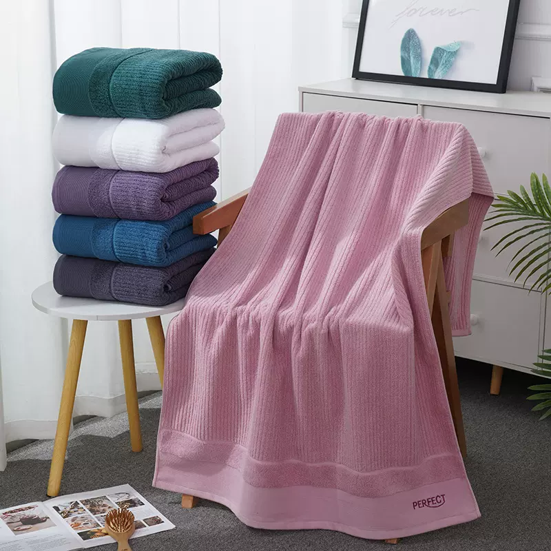 毛巾厂批发加厚700克酒店外贸浴巾商务礼品纯棉32股浴巾刺绣logo