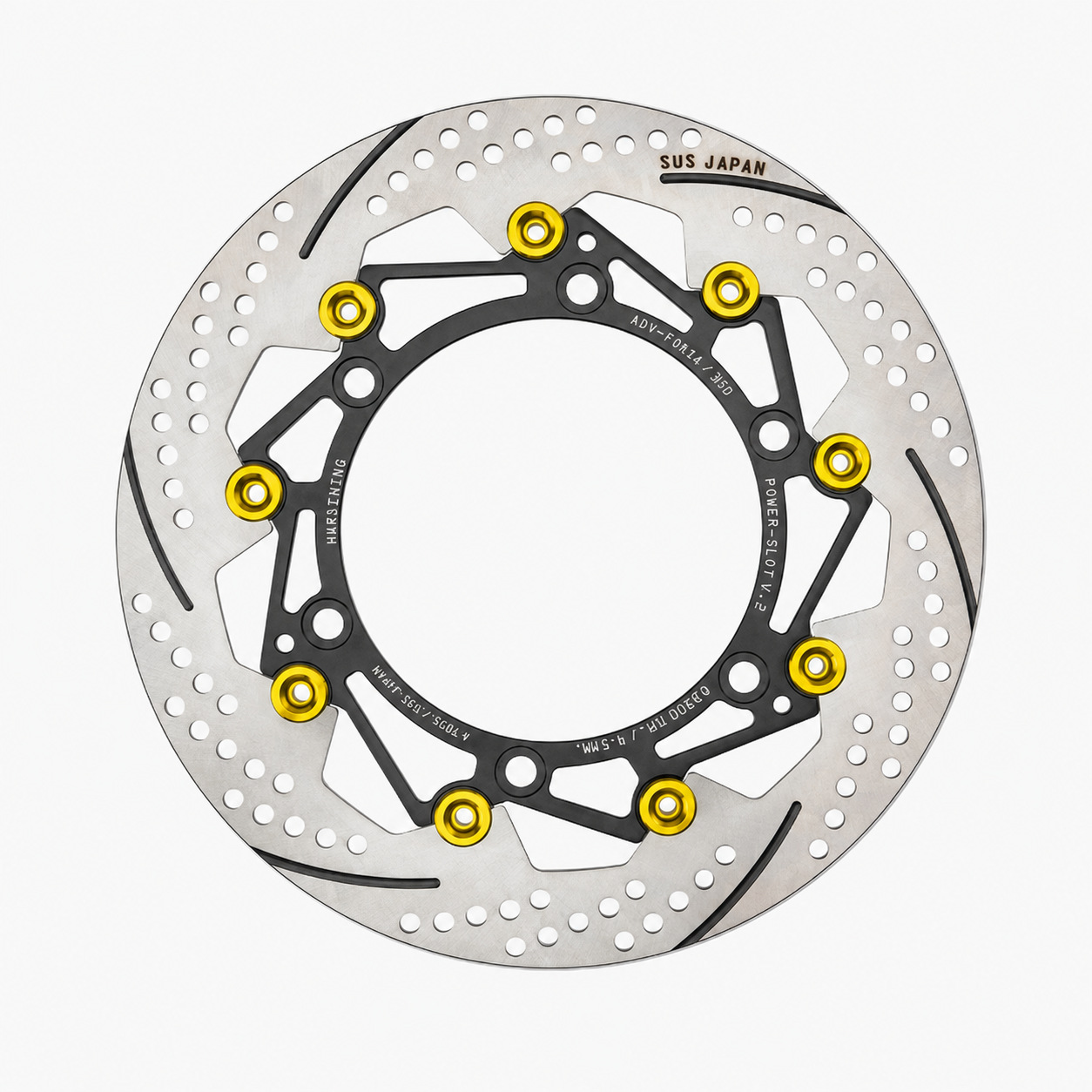 Suitable for Honda Forza350/Adv350 Motorcycle Accessories Front Wheel Modification 300mm Brake Disc Round Brake Disc