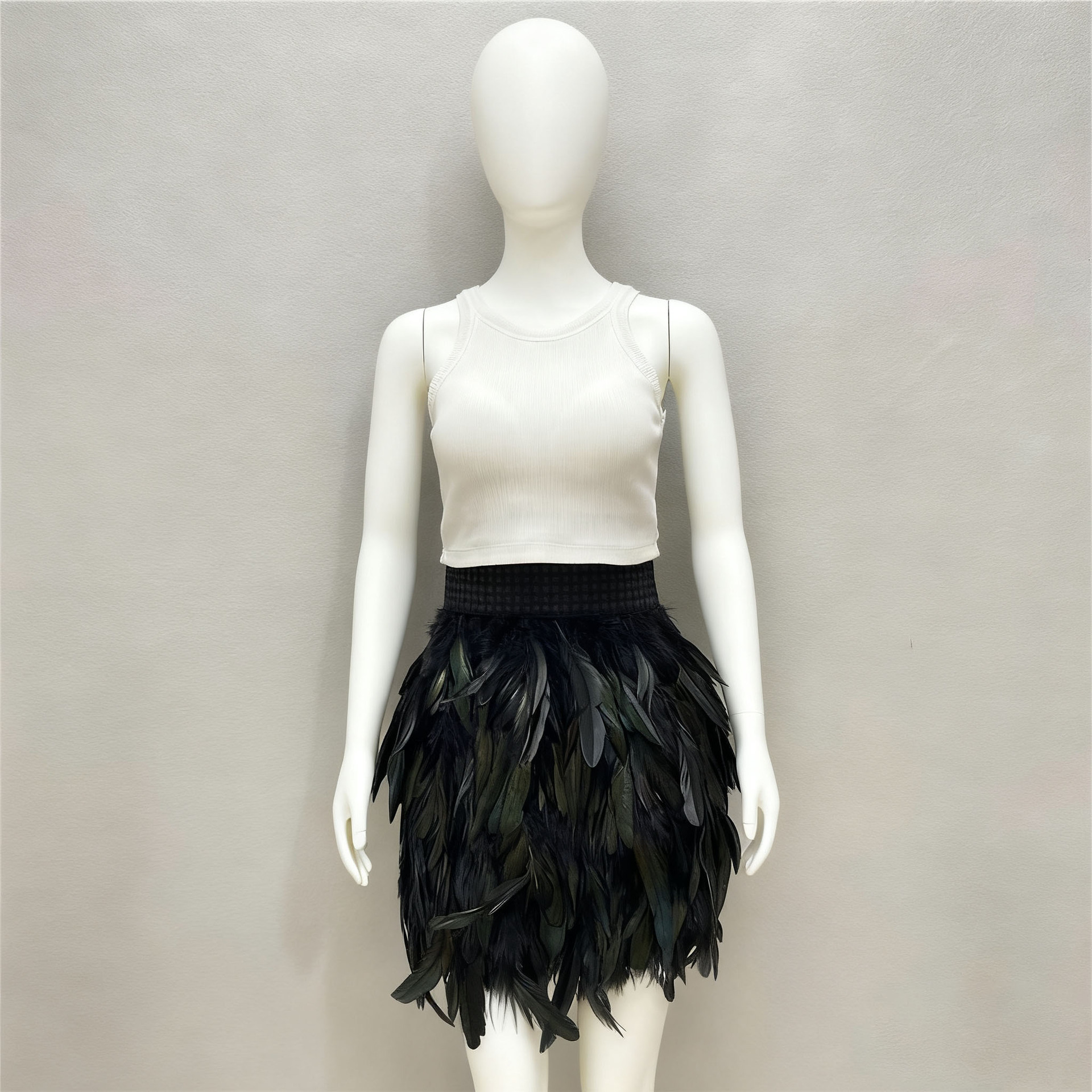 Amazon comercio exterior Europa y América plumas falda corta ropa deportiva femenina lucha libre mano cos uniforme vestido vestido vestido vestido TK