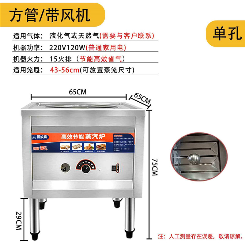 horno de vapor de paquete de tubo cuadrado con ventilador, horno de vapor de paquete de jaula de paquete de vapor de paquete de vapor de gas eléctrico y ahorro de energía de alta eficiencia