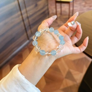 ��Ȼ��ˮ���A��10mm��Ȧ�ִ����亣�{�����Ů���Ʒ���r��