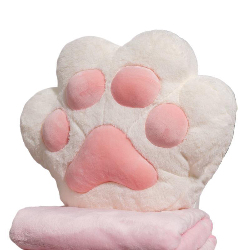 新しい猫スクラッチ枕ブランケットデュアル目的オフィス昼寝ハンドウォーマー枕車のエアコンブランケットツーインワン枕|undefined