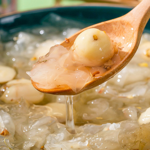 Xiduoduo Freshly Cooked Tremella and Lotus Seed Soup Canned with Osmanthus, 0 Fat, Open and Eat, Leisure Snack, Nutritious Breakfast, 10 Cans