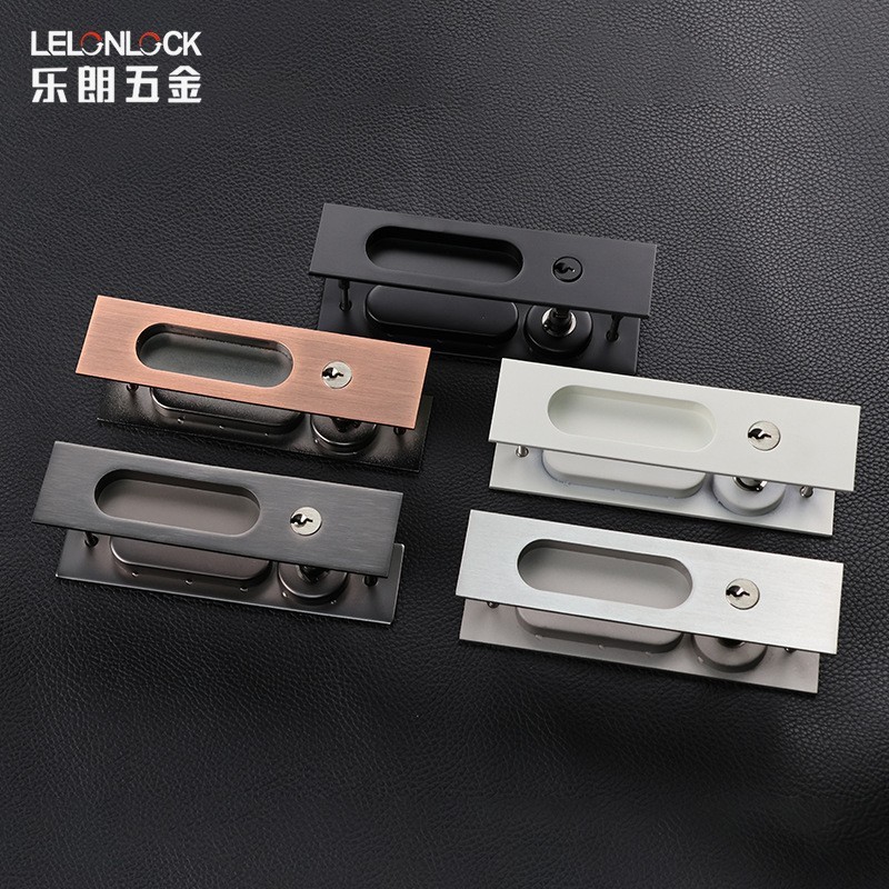 Mayorista de acero inoxidable puertas deslizantes deslizantes cerradura interior balcón cocina baño con llave móvil puerta deslizante gancho cerradura