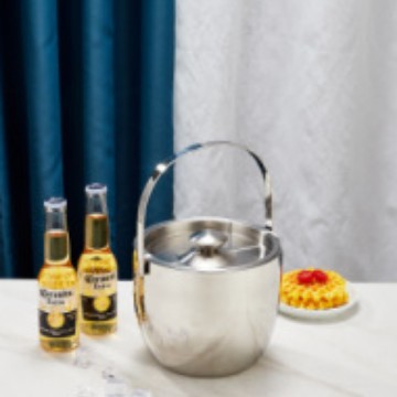 304 barril de hielo de acero inoxidable barril de champán barril de hielo portátil al aire libre bar de música bar ktv vino frío cerveza