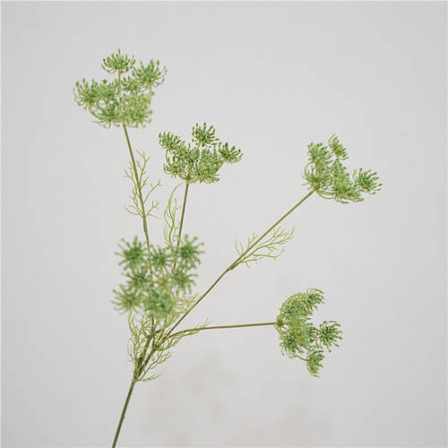Artificial flower 5-head lace green grass decoration fake flower arrangement landscape cafe club soft decoration photography props