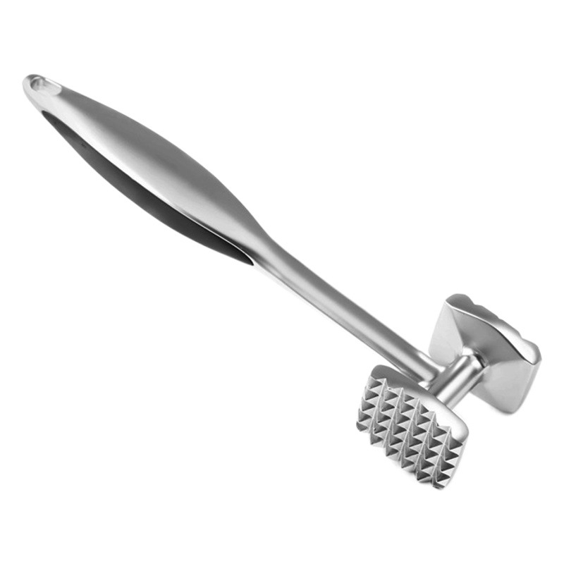 Special Meat Hammer Zinc Alloy Steak Hammer Double-Sided Solid Meat Loosening Hammer Kitchen Multi-Functional Hammer Creative Meat Hammer