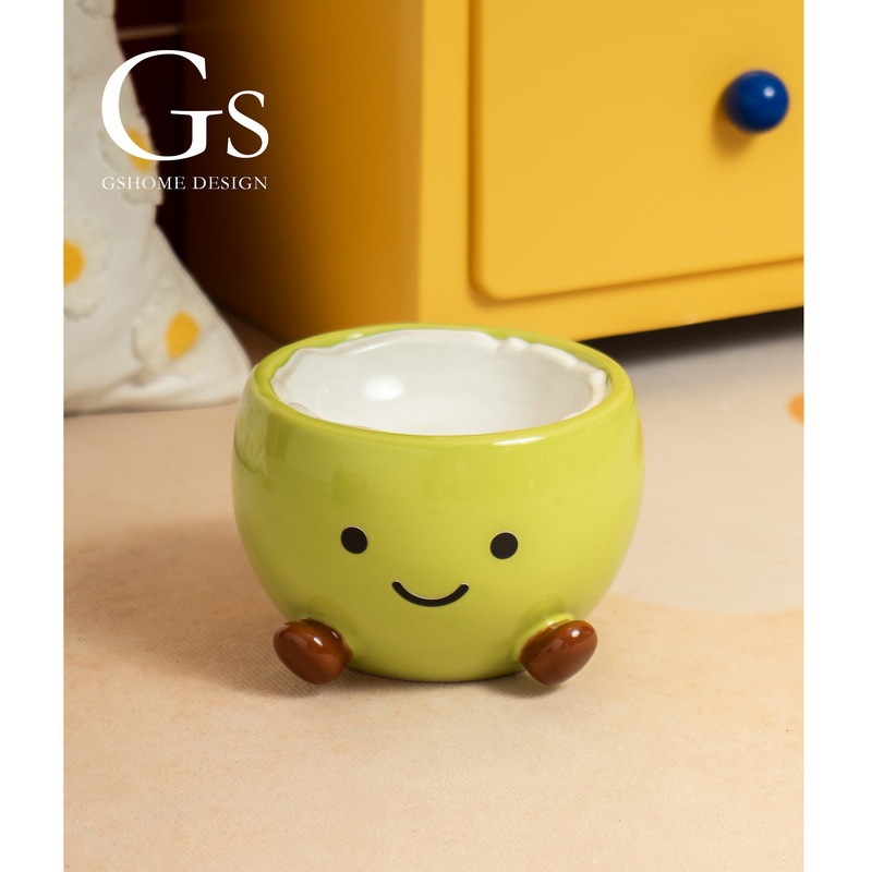 コーヒーミルクティーかわいいスタイル給水ボウルペットボウル水ボウルセラミック猫ボウルフードボウル首の保護大口径は転倒しにくい|undefined